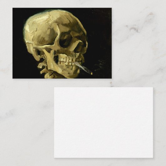 Van Gogh Roken Skelet Informatiekaartje (Voorkant / Achterkant)