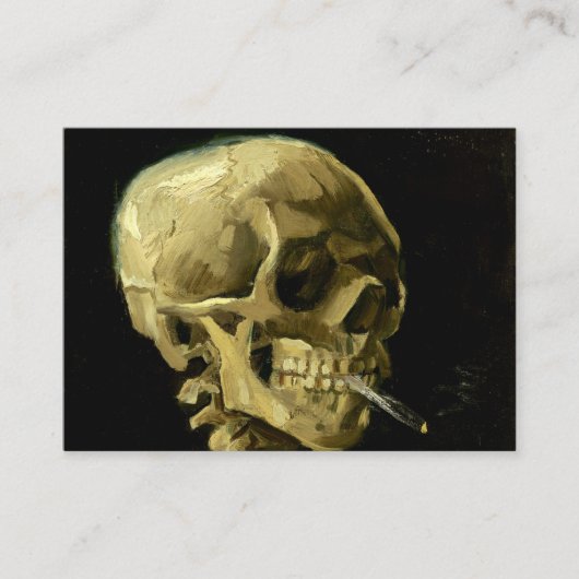 Van Gogh Roken Skelet Informatiekaartje (Voorkant)