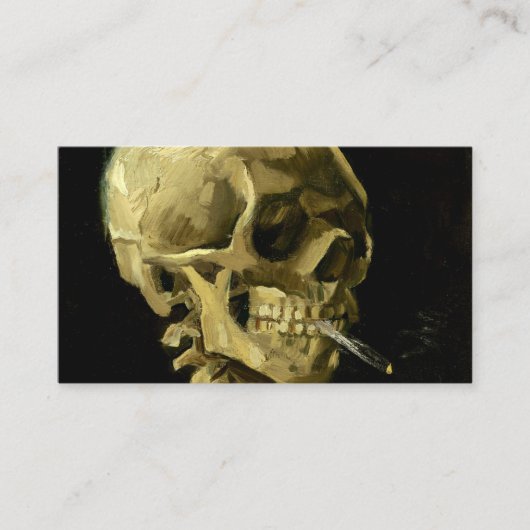 Van Gogh Roken Skelet Informatiekaartje (Voorkant)