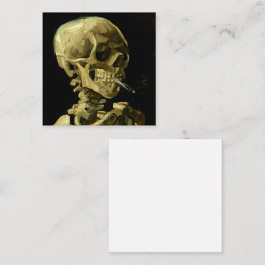 Van Gogh Roken Skelet Informatiekaartje (Voorkant / Achterkant)