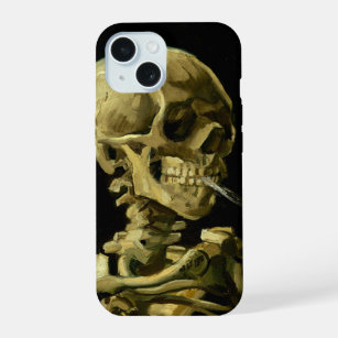 Van Gogh Roken Skelet iPhone 15 Case