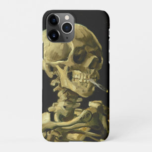 Van Gogh Roken Skelet iPhone 11Pro Hoesje