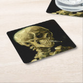 Van Gogh Roken Skelet Kartonnen Onderzetters (Schuin)