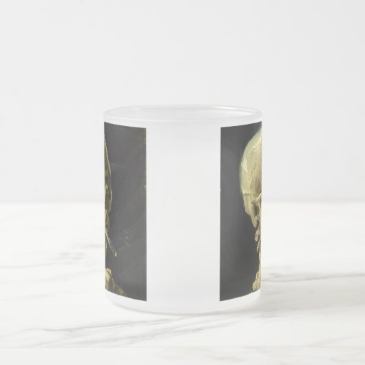 Van Gogh Roken Skelet Matglas Koffiemok (Center)