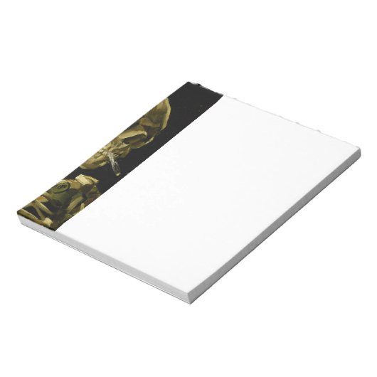 Van Gogh Roken Skelet Notitieblok (Linkerzijde)
