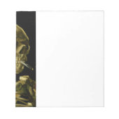 Van Gogh Roken Skelet Notitieblok (Voorkant)