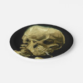 Van Gogh Roken Skelet Papieren Bordje (Gekanteld)