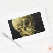 Van Gogh Roken Skelet Rechthoekige Sticker (Envelop)