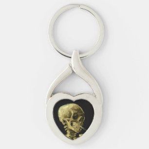 Van Gogh Roken Skelet Sleutelhanger