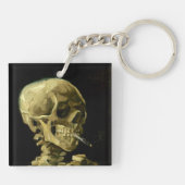 Van Gogh Roken Skelet Sleutelhanger (Achterkant)