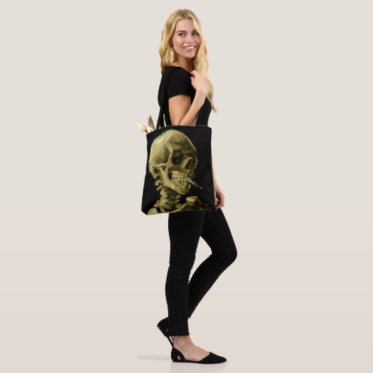 Van Gogh Roken Skelet Tote Bag (Op model)