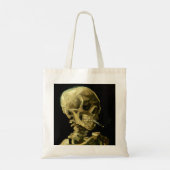 Van Gogh Roken Skelet Tote Bag (Achterkant)