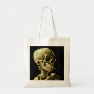 Van Gogh Roken Skelet Tote Bag