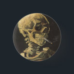 VAN GOGH - Rol met sigaret 1885 Ronde Button 3,2 Cm<br><div class="desc">VAN GOGH - Rol met sigaret 1885Olie op doek; reproductie</div>