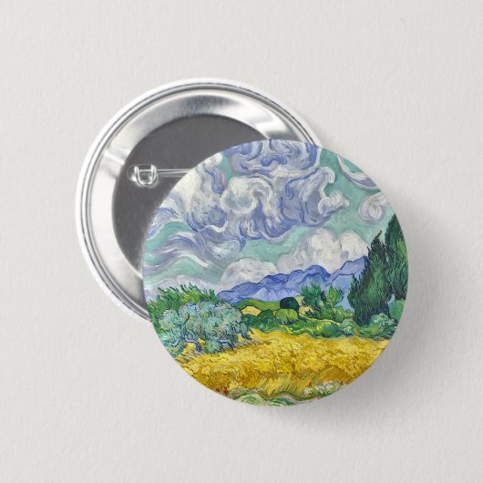 Van gogh ronde button 5,7 cm (Voorkant /achterkant)