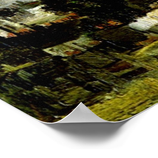 Van Gogh - Roofs van Parijs Poster (Hoek)