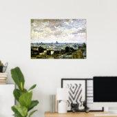 Van Gogh - Roofs van Parijs Poster (Thuiskantoor)