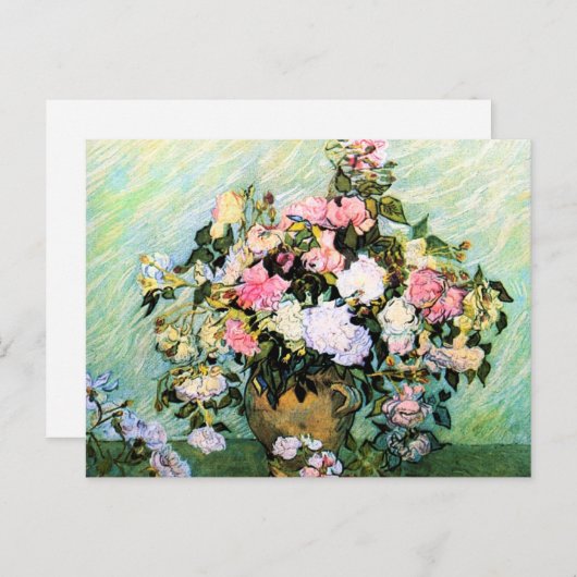Van Gogh Roses Briefkaart (Voorkant / Achterkant)
