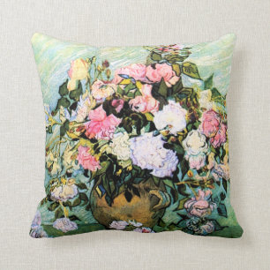 Van Gogh Roses Pillow Kussen