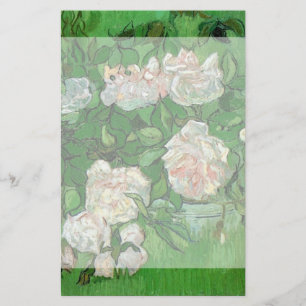Van Gogh Roses, Vintage Garden Fine Art Briefpapier
