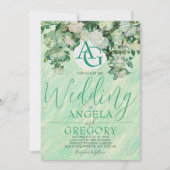 Van Gogh Roses Wedding Invitation Kaart (Voorkant)