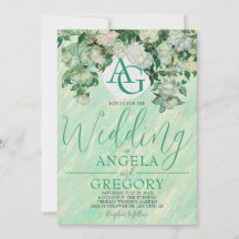 Van Gogh Roses Wedding Invitation