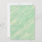 Van Gogh Roses Wedding Invitation Kaart (Achterkant)