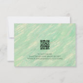 Van Gogh Roses Wedding Response Card RSVP Kaartje (Achterkant)