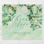 Van Gogh Roses Wine Label Sparkling Wine Labe Sparkling Wijnetiket (Enkel label)