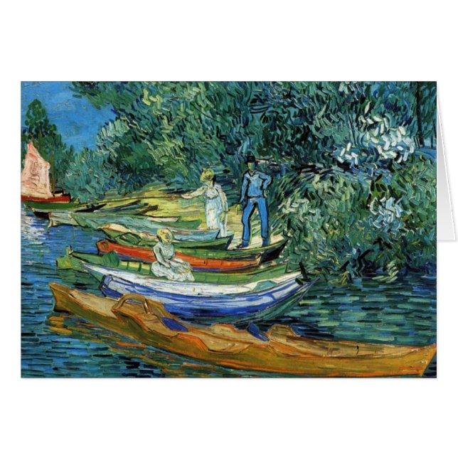 Van Gogh Rowing Boats aan de oise (Voorkant Horizontaal)