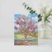 Van Gogh - Roze Perzikbomen Briefkaart (Staand voorkant)