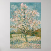 Van Gogh Roze Perzikboom in bloesem (F404) Poster (Voorkant)
