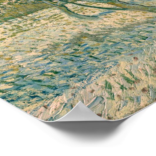 Van Gogh Roze Perzikboom in bloesem (F404) Poster (Hoek)