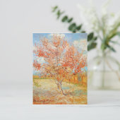 Van Gogh Roze Perzikboom in Blossom Briefkaart (Staand voorkant)