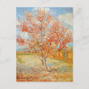 Van Gogh Roze Perzikboom in Blossom Briefkaart