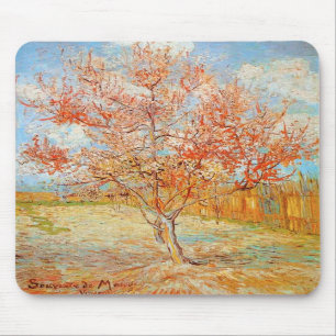 Van Gogh Roze Perzikboom in Blossom-muisblok Muismat