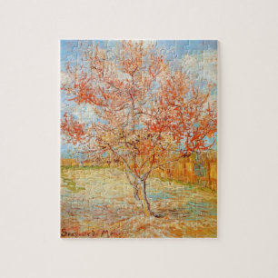 Van Gogh Roze Perzikboom in Blossom Puzzle Legpuzzel