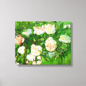 Van Gogh Roze Rozen Canvas Print (Voorkant)