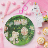 Van Gogh - Roze rozen Papieren Bordje (Feest)