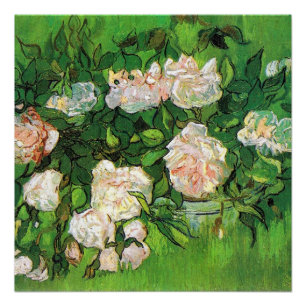 Van Gogh - Roze rozen Perfect Poster