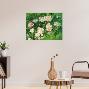 Van Gogh - Roze rozen, Poster
