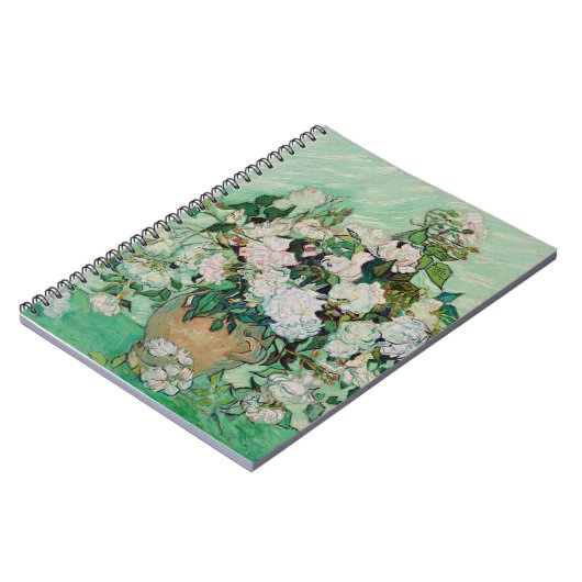 Van Gogh - Rozen, beroemd schilderij, Notitieboek (Linkerzijde)