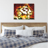 Van Gogh - Rozen Canvas Afdruk (Insitu (Slaapkamer))