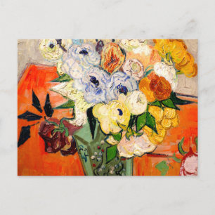 Van Gogh Rozen en Anemones Briefkaart