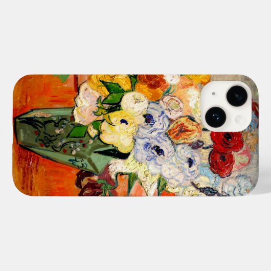 Van Gogh Rozen en Anemones Case-Mate iPhone Case (Achterkant (horizontaal))