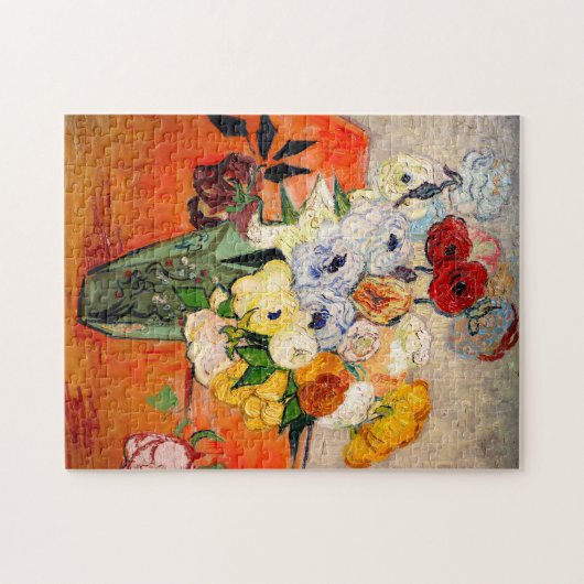 Van Gogh Rozen en Anemones Legpuzzel (Horizontaal)