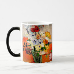 Van Gogh Rozen en Anemones Magische Mok