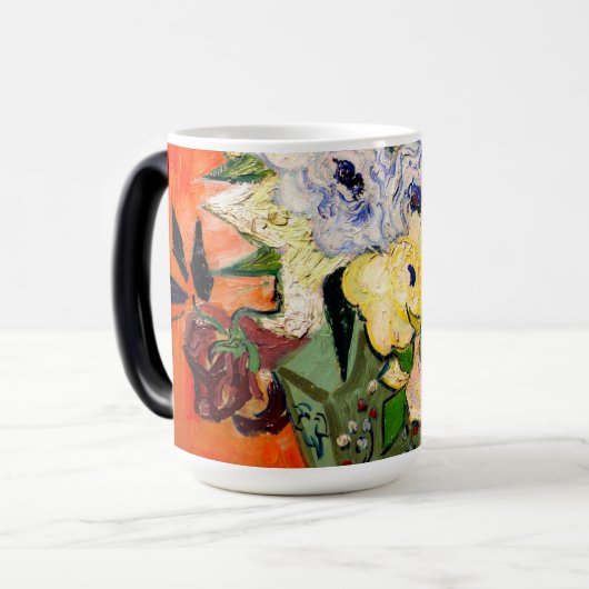 Van Gogh Rozen en Anemones Magische Mok (Voorkant links)