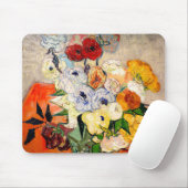 Van Gogh Rozen en Anemones Muismat (Met muis)