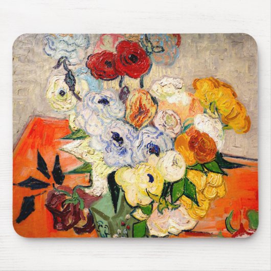 Van Gogh Rozen en Anemones Muismat (Voorkant)